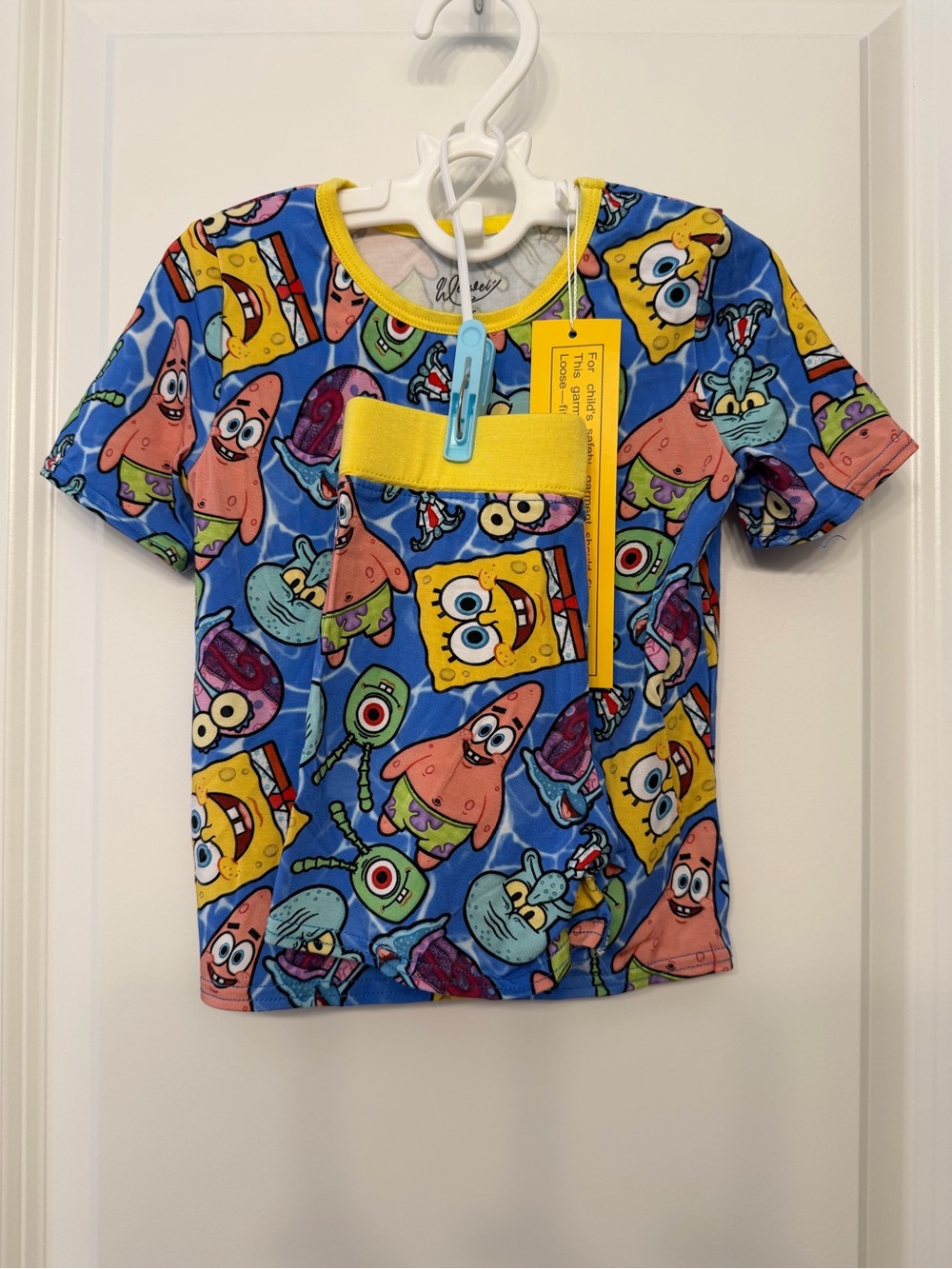 SpongeBob 2T Bamboo Short Set